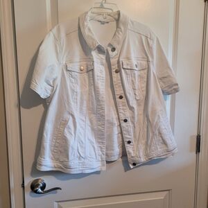 Women's plus size w jean jacket 2XL